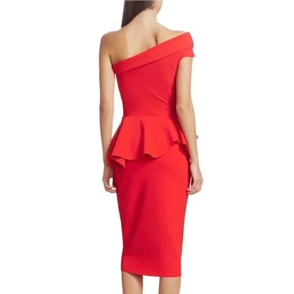 Chiara Boni Red One Shoulder Dress - Picture 2 of 8